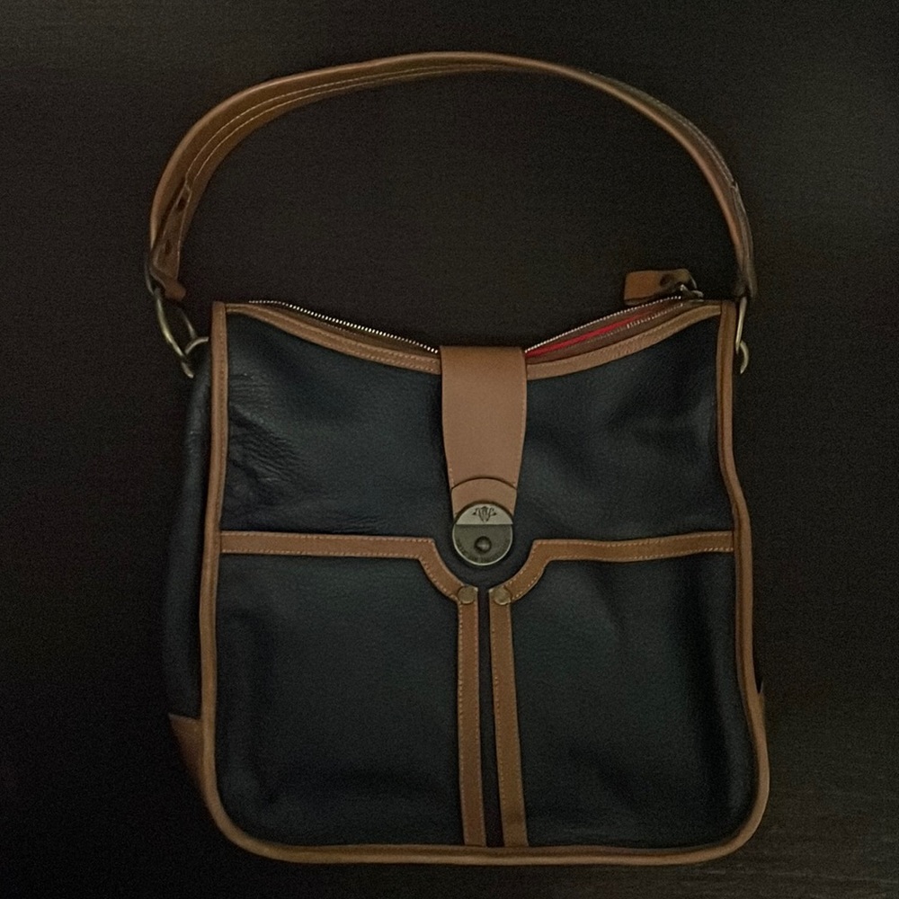 Prix De Dressage pebbled leather shoulder purse